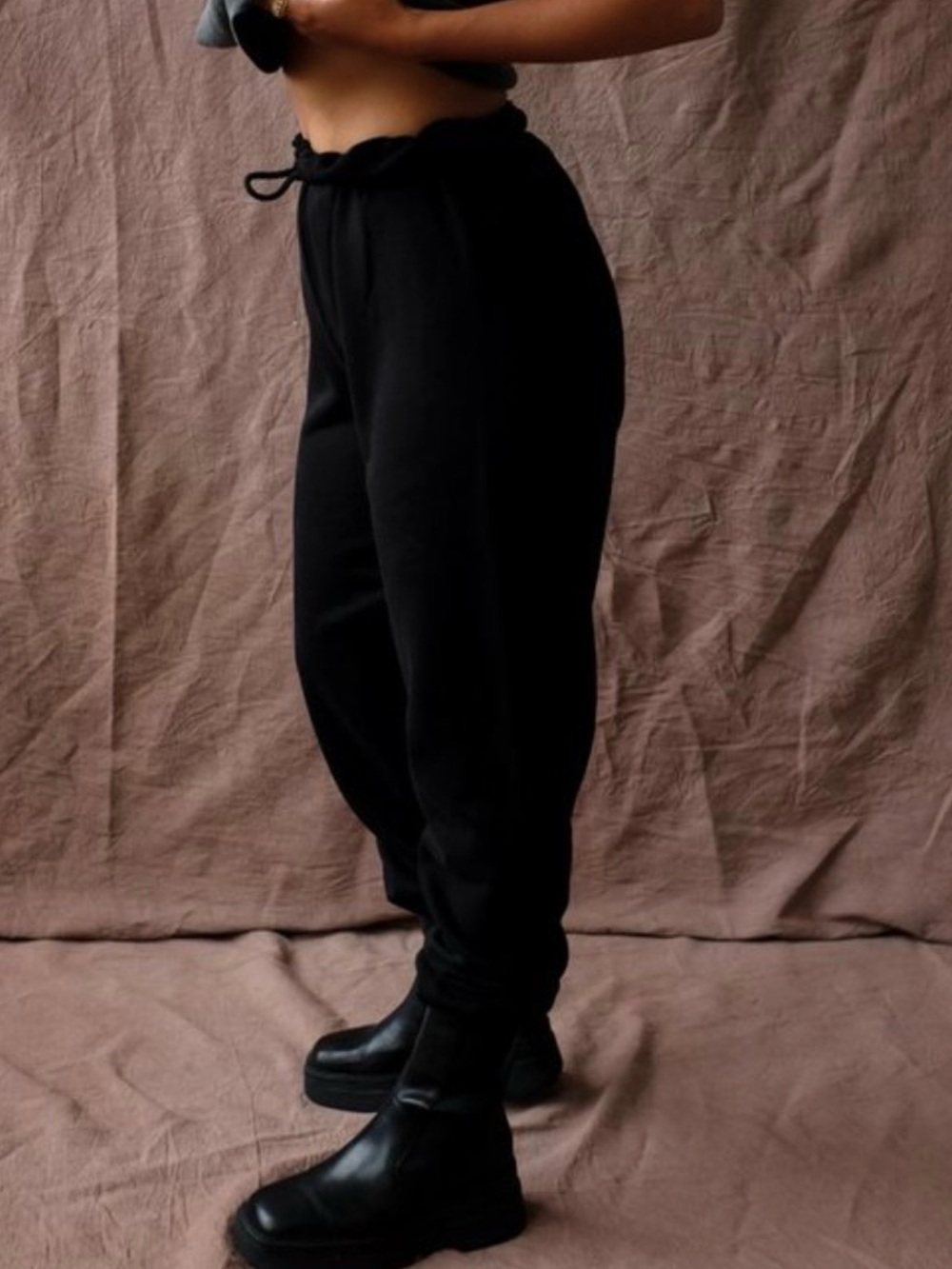 JOAH BROWN French Terry Oversized Joggers - Picture 2 of 9